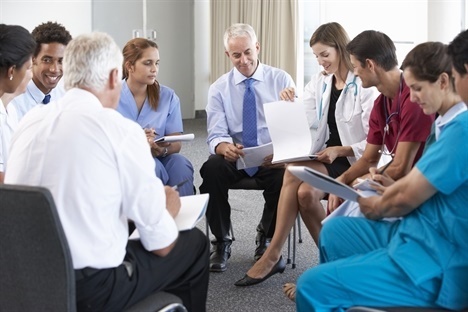 Staff training session